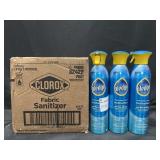 6-14 oz Clorox fabric sanitizer & 3-9.7 oz Pledge