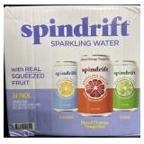 24-12 fl oz Spindrift sparkling water