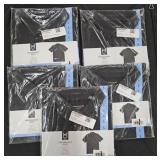 5- Men's size Large Polo shirts. New w/ tags