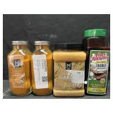 2-9.5oz ground turmeric, 48oz minced garlic &