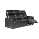 (MSRP: $999)  Ashton Theater Sofa, Black (NO