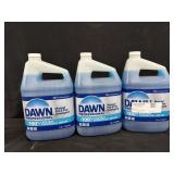 3- 1 Gallon Jugs of Dawn Manual Pot & Pan