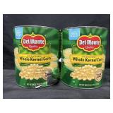 2-106 oz Del Monte whole kernal corn, best by