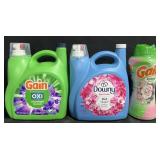 1.32 gal. Gain detergent, 1.17 gal. Downey fabric