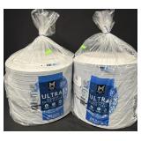 2- 204ct. Bags of 10ï¿½ Ultra Paper Dinner Plates