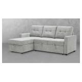 (MSRP: $1295) Kylie Storage Sofa Bed Reversible
