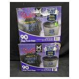 2- 90ct. Boxes or Large 33-Gallon Trash Bags