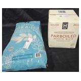 Long Grain rice 25lb. Parboiled white rice 25lb