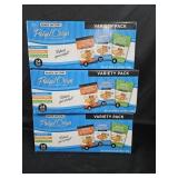 3- Snack Factory pretzels 24 count variety pack