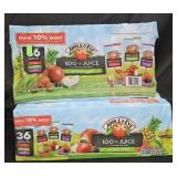 2- Apple & Eve juice 36 count variety packs