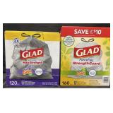 280-13 gal. Glad tall kitchen bags