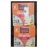 2- Ben's Original Jasmine rice 6 pouches per box