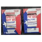 2- Peppered Gravy mix 3 bags per box