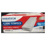 4000ct. Box of Marathon Multi-Fold Towels