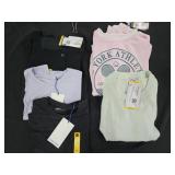 Women's size Medium shirts and sweatshirts. New