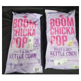 2- Boom Chicka Pop kettle corn 25oz each
