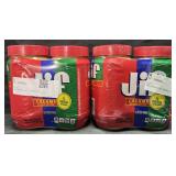 4-48oz jars Jif creamy peanut butter