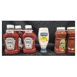 3- Heinz ketchup 44oz each. Hellmann's mayonnaise