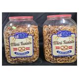 2- Utz pretzels 60oz each