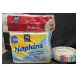 110 ultra premium napkins, 1,200 napkins & 50