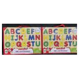 2 ABC & Dinosaur 2-pack puzzle sets
