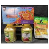 16-4.3oz Dole variety pack fruit cups, 2-46oz