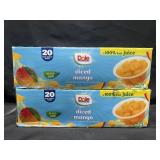40-4oz Dole diced mango cups