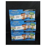 3- Snack Factory pretzels 24 count variety pack