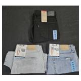 Women's size 10 Levi's jeans and jean shorts. New