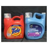 1.32 gal. Tide detergent & 1.32 gal. Fabric