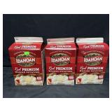 3- 3.25oz. Boxes of Idahoan Real Premkum Mashed