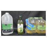 Distilled Vinegar 1 gallon. Avocado Oil 34oz. 2-