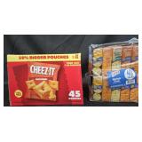 Cheez-It crackers 45 individual pouches. Lance
