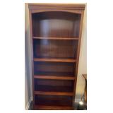 Solid wood bookcase with 4 shelves, 32' x 13' x