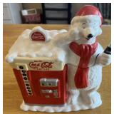 Coca-Cola cookie jar, 10.5' high
