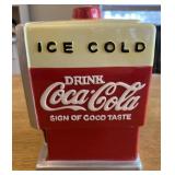 Porcelain Coca-Cola cookie jar, 10' high