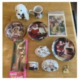 Group of Coca-Cola collectibles, Picnic Barbie,