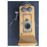 Antique Western Electric telephone, 8' x 11' x