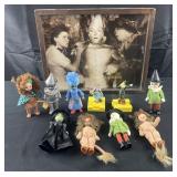 Wizard of Oz figures and framed print