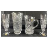 4 pieces of Princess House lead Crystal, 8'-10'
