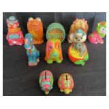 Group of vintage coin banks, 10 total