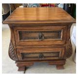 Decorator Bombay 2 drawer chest, 24' x 22' x 24'