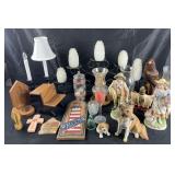 Collection of decorative accessories, porcelain