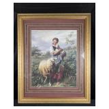 Framed wall art, 25ï¿½ x 32ï¿½ high