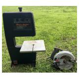 B&D 7 1/2ï¿½ Power Band Saw and 7 1/4ï¿½ Skilsaw
