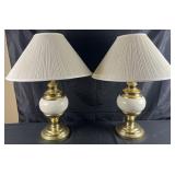 Pair of table lamps, 29ï¿½ high