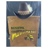 Resistol Dynafelt western hat and box, size 7 1/4