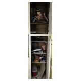 Contents of side kitchen cabinet, set of Copper