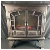 Duraflame heater with remote, turns on and heats