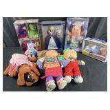 Group of dolls and plush toys, Barbie, Beanie